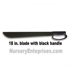 Machete 18 inch Black Handle Guard | Nursery Enterprises