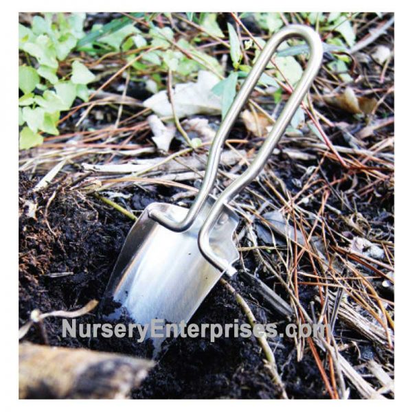 Folding Stainless Steel Garden Trowel with Nylon Sheath | Nursery Enterprises